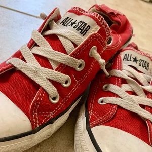 Converse Shoreline Size 9 Red Casual Slip On Shoes